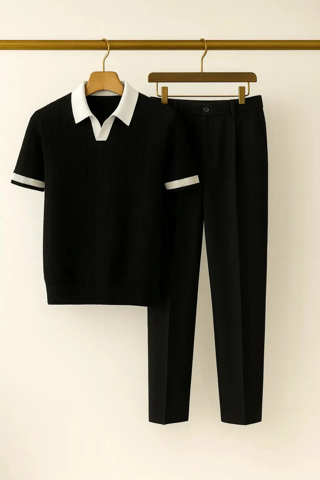 Front view of Black Côte d’Azur Set