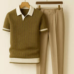 Front view of Tan & Beige Côte d’Azur Set