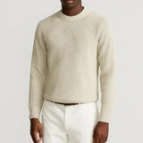 Cotton Knit Sweater shown in a lifestyle setting