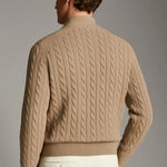 Back view of Premium Cotton Zip Pullover