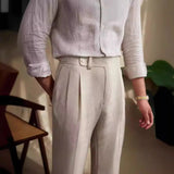 Naples Mid-Waist Trousers Fernache