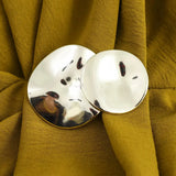 Close-up detail of Donna d'Alba Dress, hardware detail