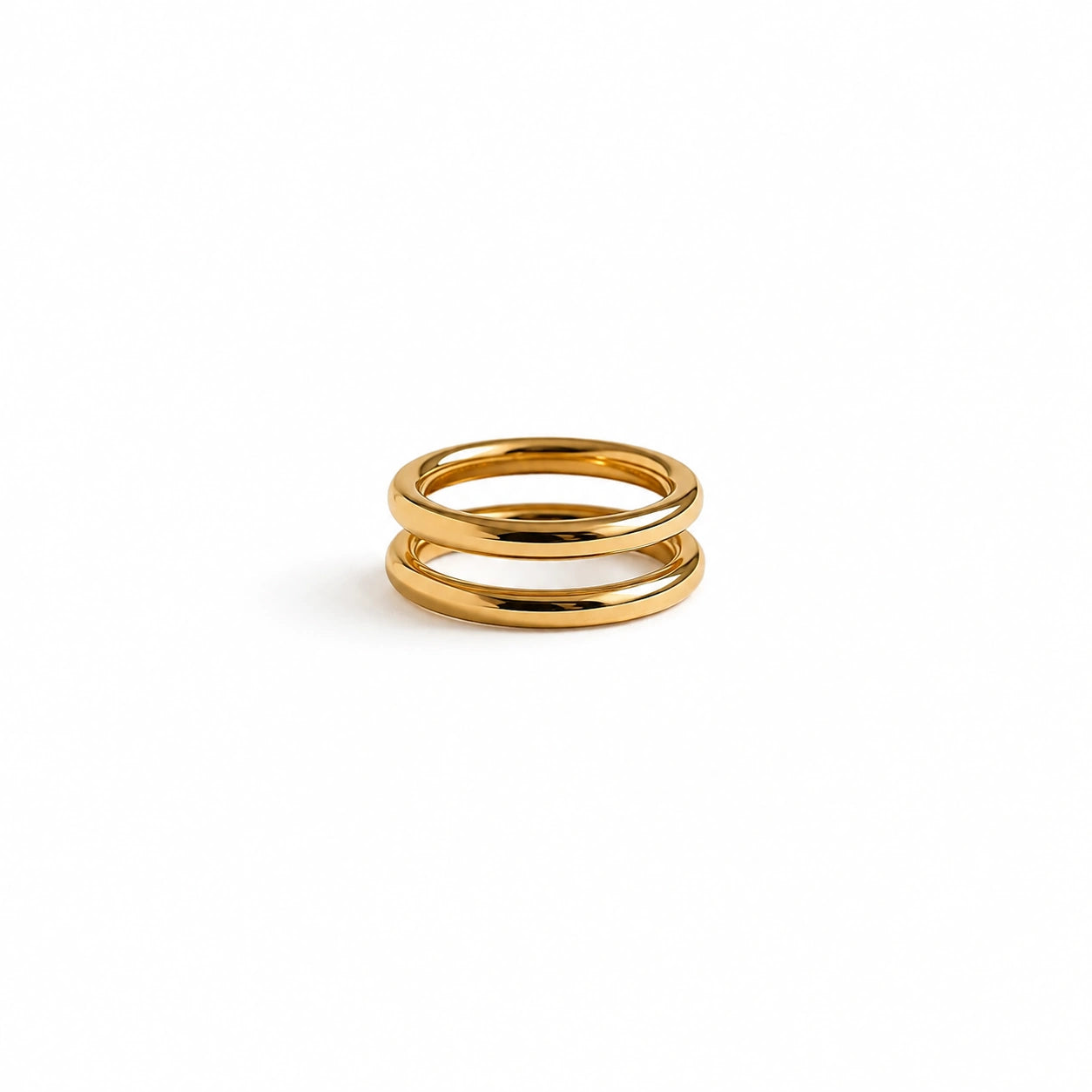 Front view of Double Layer Rings