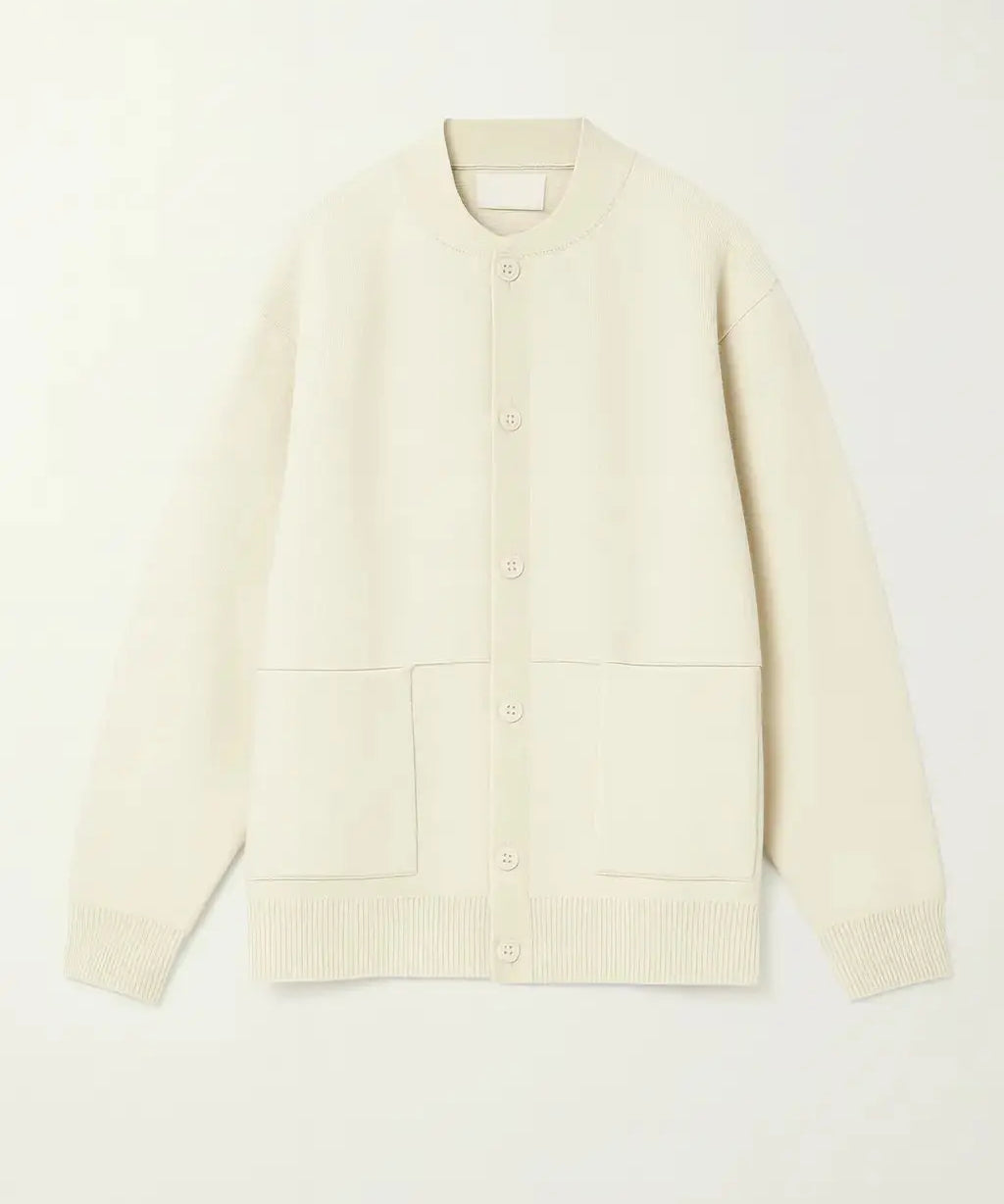 Front view of Beige Drovian Jacket