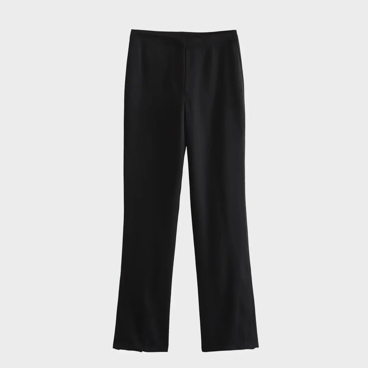 Front view of Black Pant Élan Strapless Suit Set