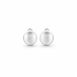 Front view of Elara Ovals Earrings