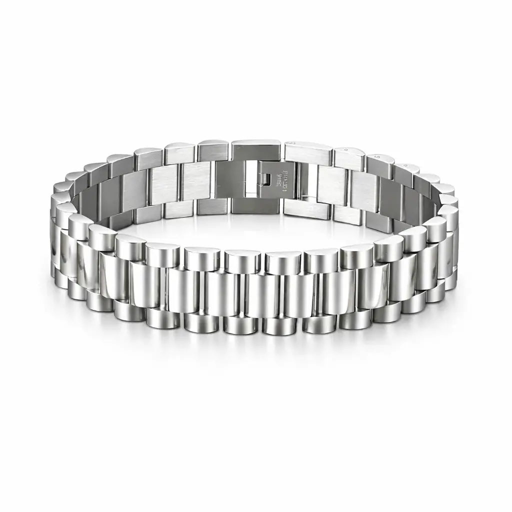 Front view of Elegant Bracelet - Titanium Steel