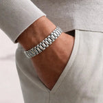 Elegant Bracelet - Titanium Steel shown in a lifestyle setting