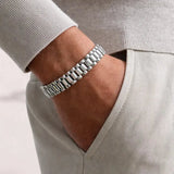 Elegant Bracelet - Titanium Steel shown in a lifestyle setting