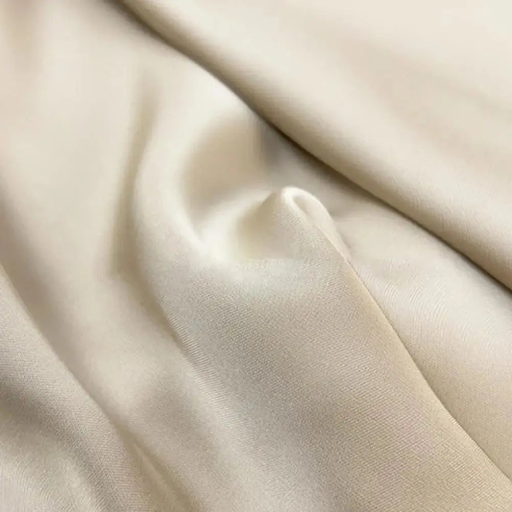 Close-up detail of Elegant Women's Satin Skirt