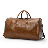 Front view of Brown Ellwood Brief Bag
