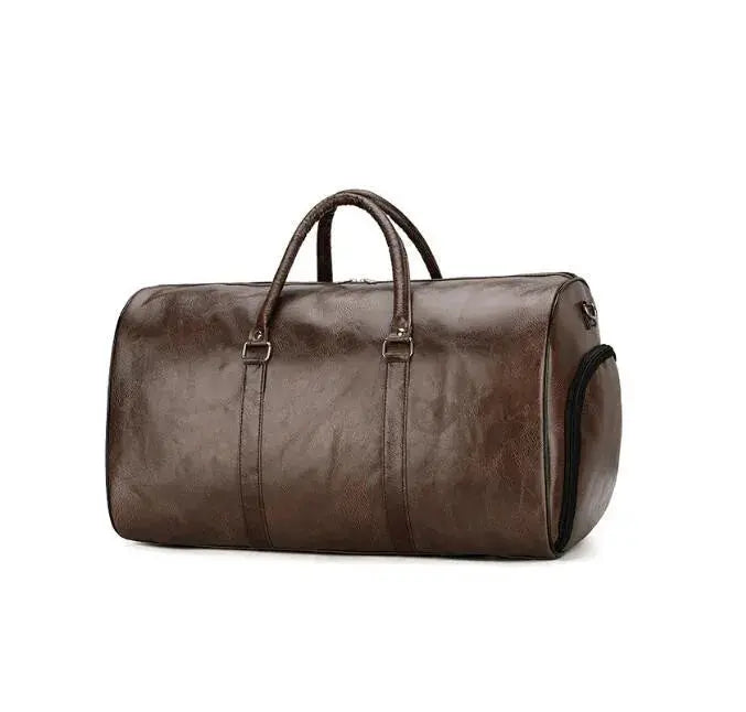 Front view of Latte Ellwood Brief Bag