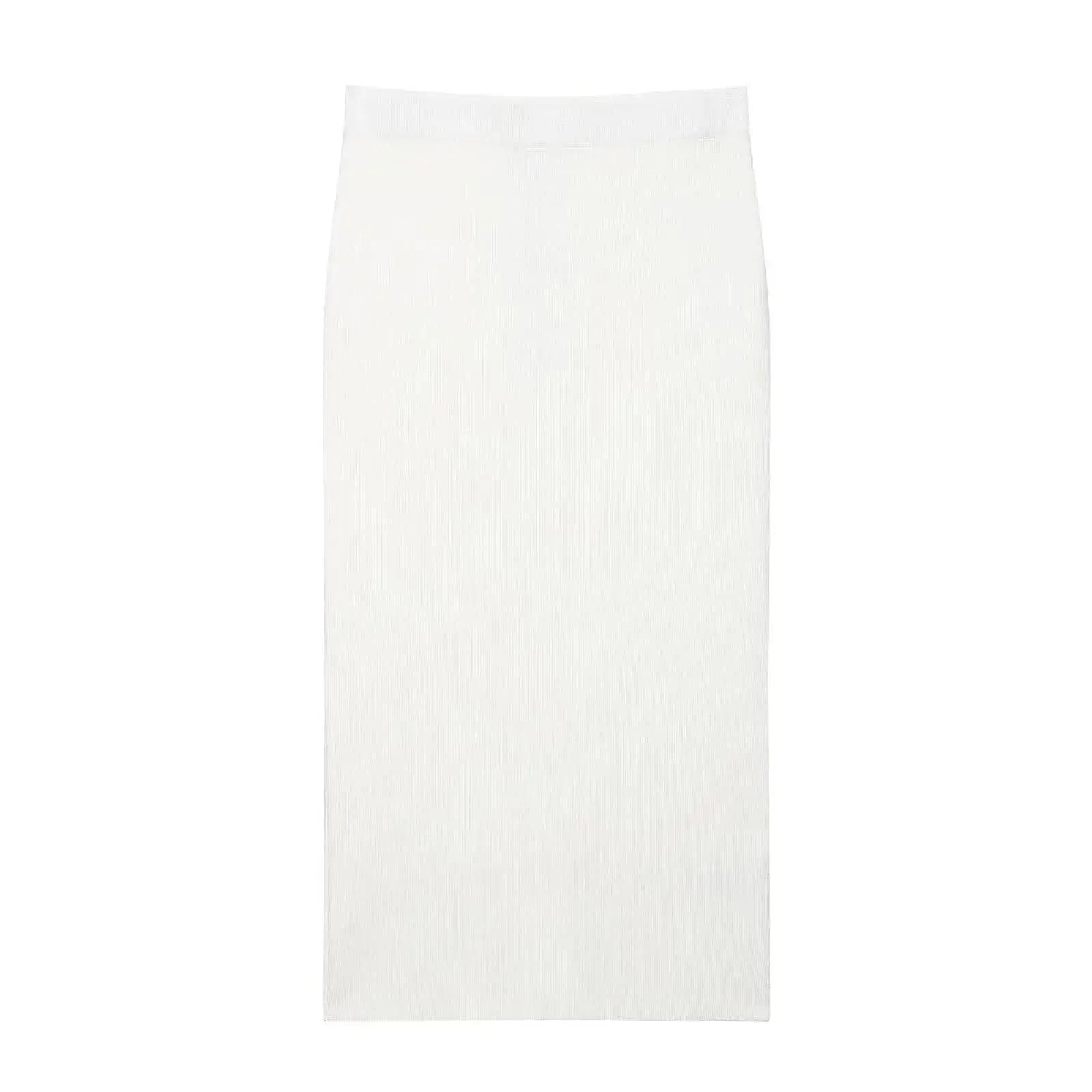 Front view of White skirt Elowen Knit Set