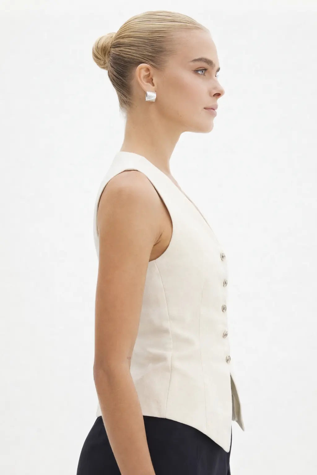 Side view of Elvira Knit Top