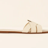 Side view of Beige Elysian Sandals