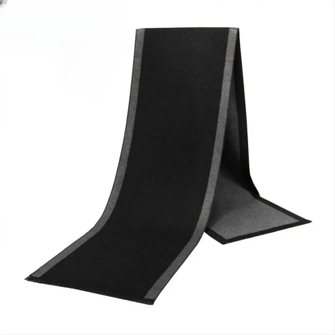 Front view of Black Emerson Scarf