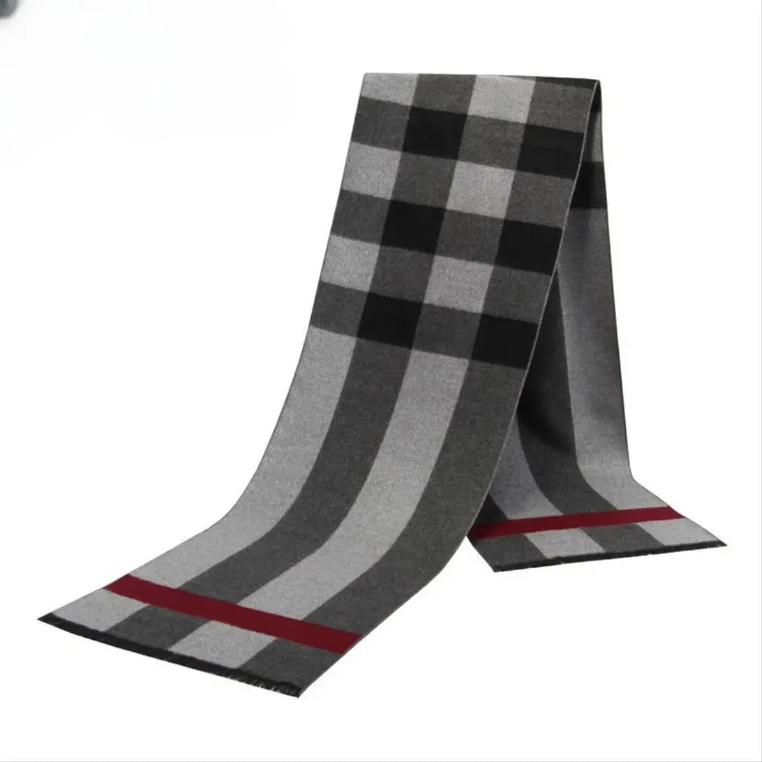Front view of Grey Emerson Scarf