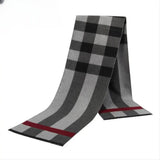 Front view of Grey Emerson Scarf