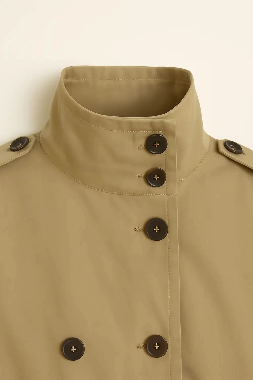 Close-up detail of Éternelle Cape, fabric detail