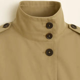 Close-up detail of Éternelle Cape, fabric detail