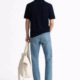 Back view of Fenice Polo-shirt, close up