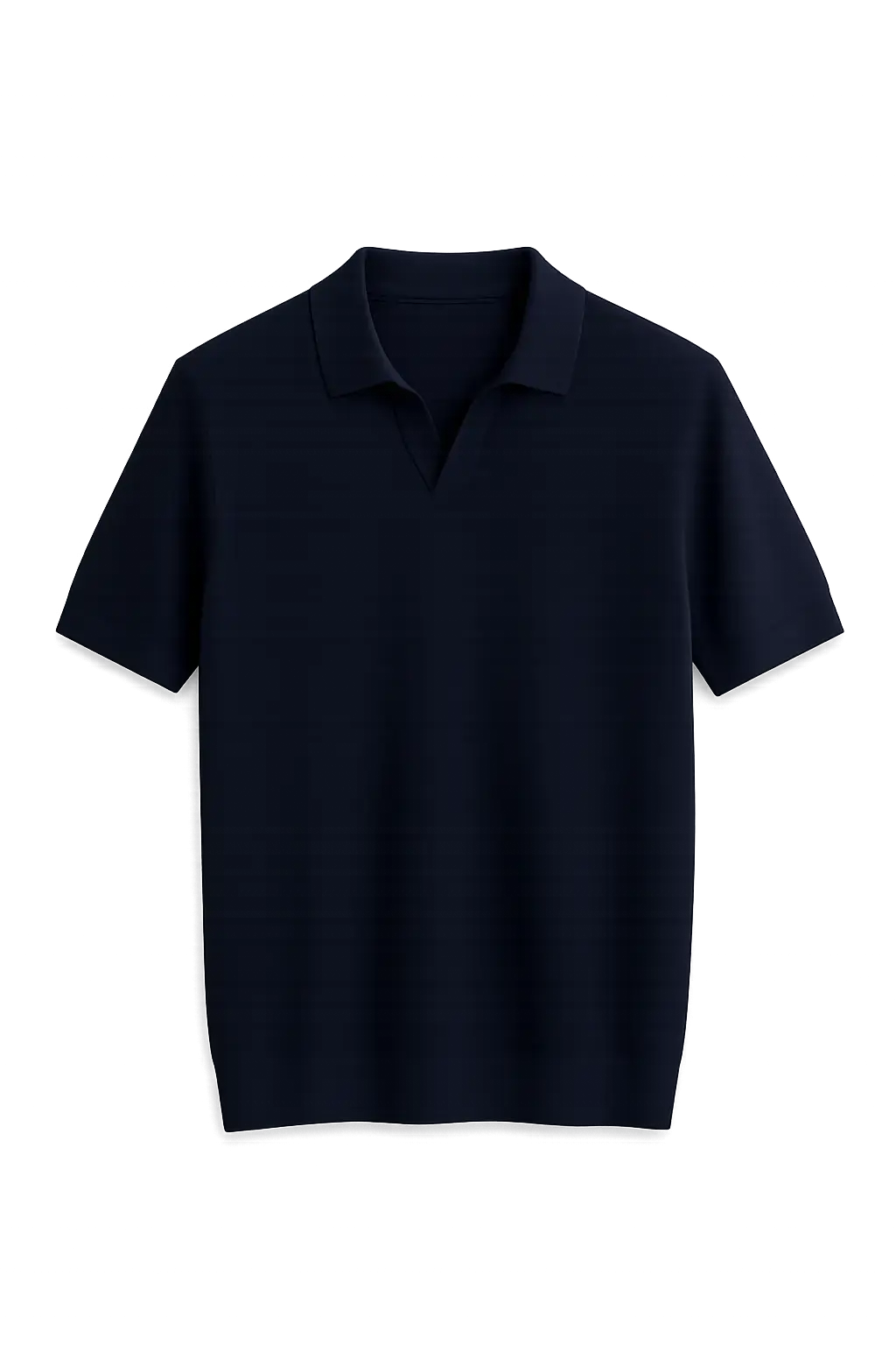 Front view of Navy Blue Fenice Polo-shirt