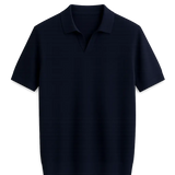Front view of Navy Blue Fenice Polo-shirt