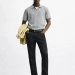 Fenice Polo-shirt shown in a lifestyle setting, alternate view