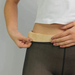 Close-up detail of Fernache Baby Velvet Tights – Elegant Warmth & Flawless Fit