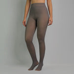 Bronze Fernache Baby Velvet Tights – Elegant Warmth & Flawless Fit shown in a lifestyle setting