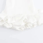 Close-up detail of Laura Dress, fabric detail