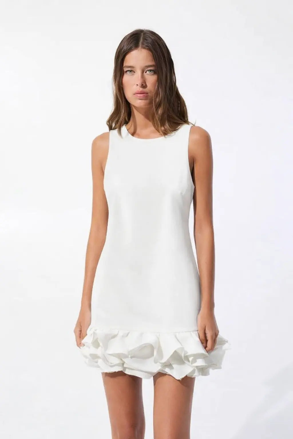 Laura Dress shown in a lifestyle setting