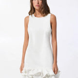 Laura Dress shown in a lifestyle setting
