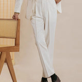 Close-up detail of Fernache Italian Trousers