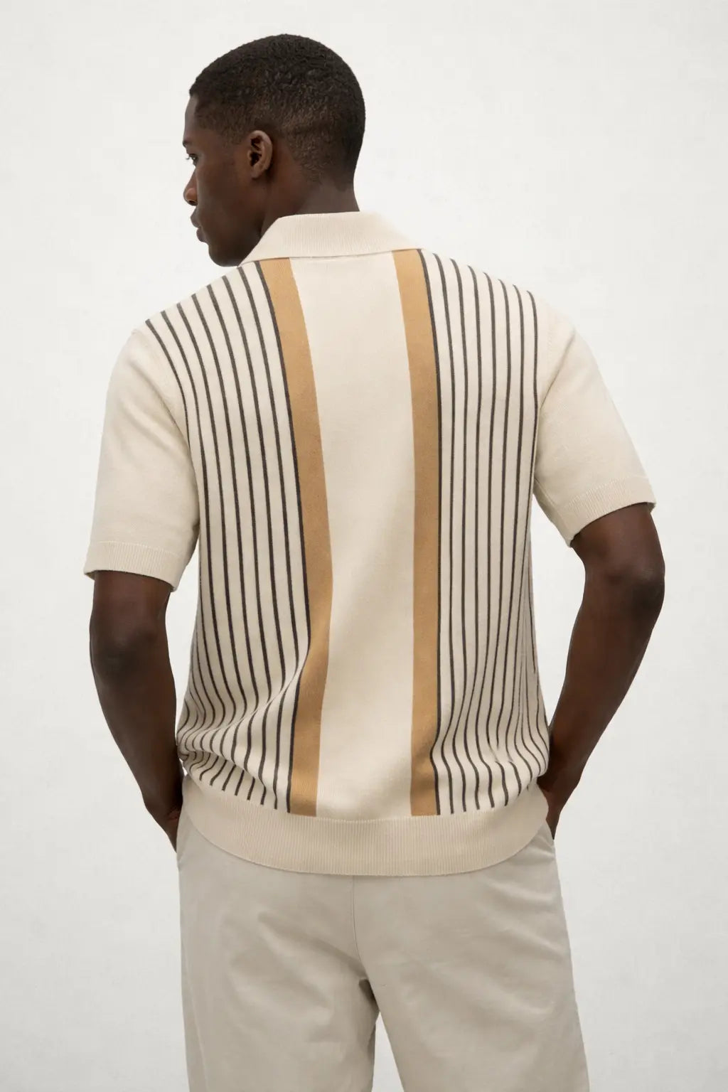 Back view of Fernache Monte Carlo Knit Polo