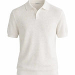 Front view of White Fernache Polo Shirt