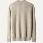 Back view of Fernache Round Neck Top Wool Jacket
