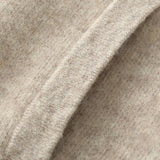 Close-up detail of Fernache Round Neck Top Wool Jacket, fabric detail