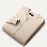 Close-up detail of Fernache Round Neck Top Wool Jacket