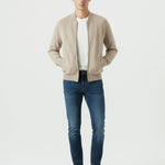 Fernache Round Neck Top Wool Jacket shown in a lifestyle setting