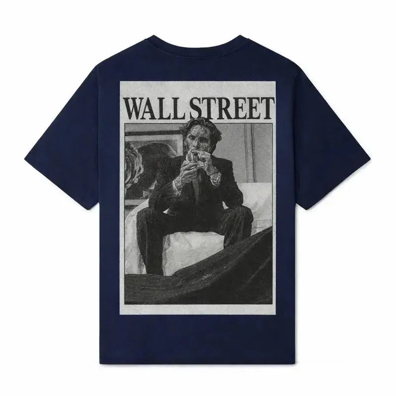 Back view of WALL STREET t-shirt C1, alternate view