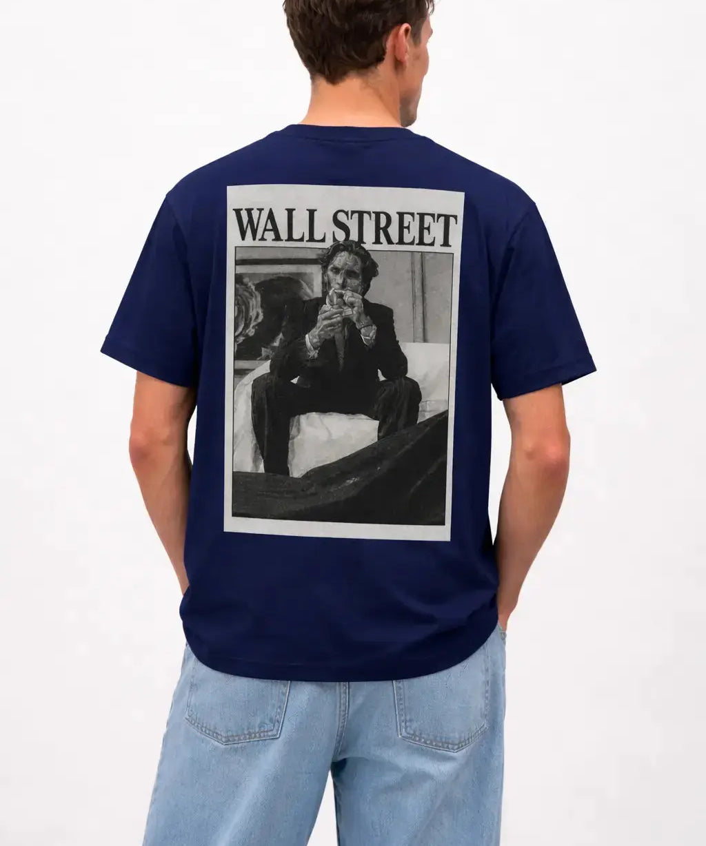 Back view of WALL STREET t-shirt C1