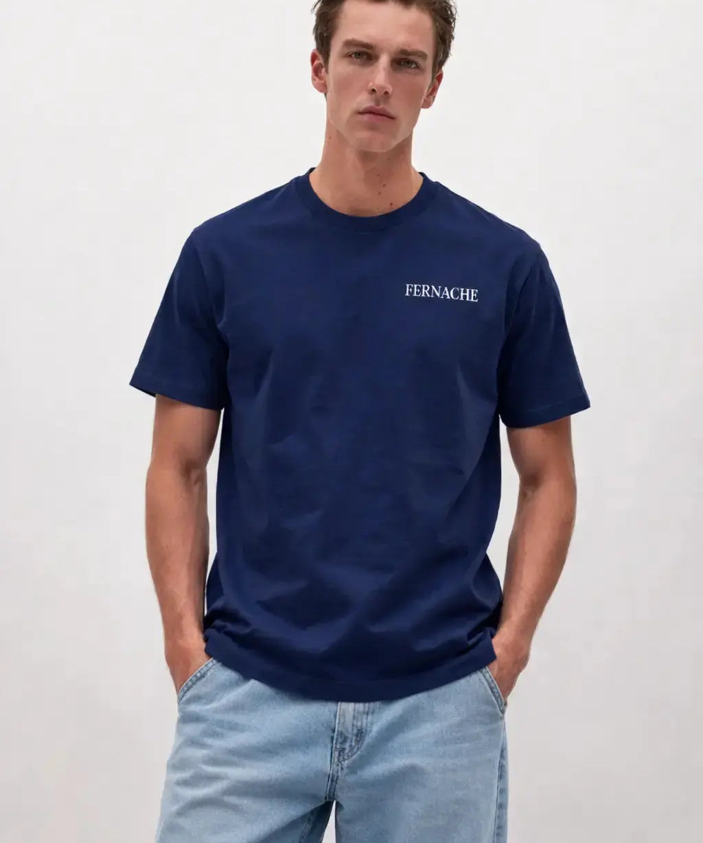 WALL STREET t-shirt C1 shown in a lifestyle setting