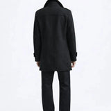 Back view of Fernache Warmer Coat, alternate view