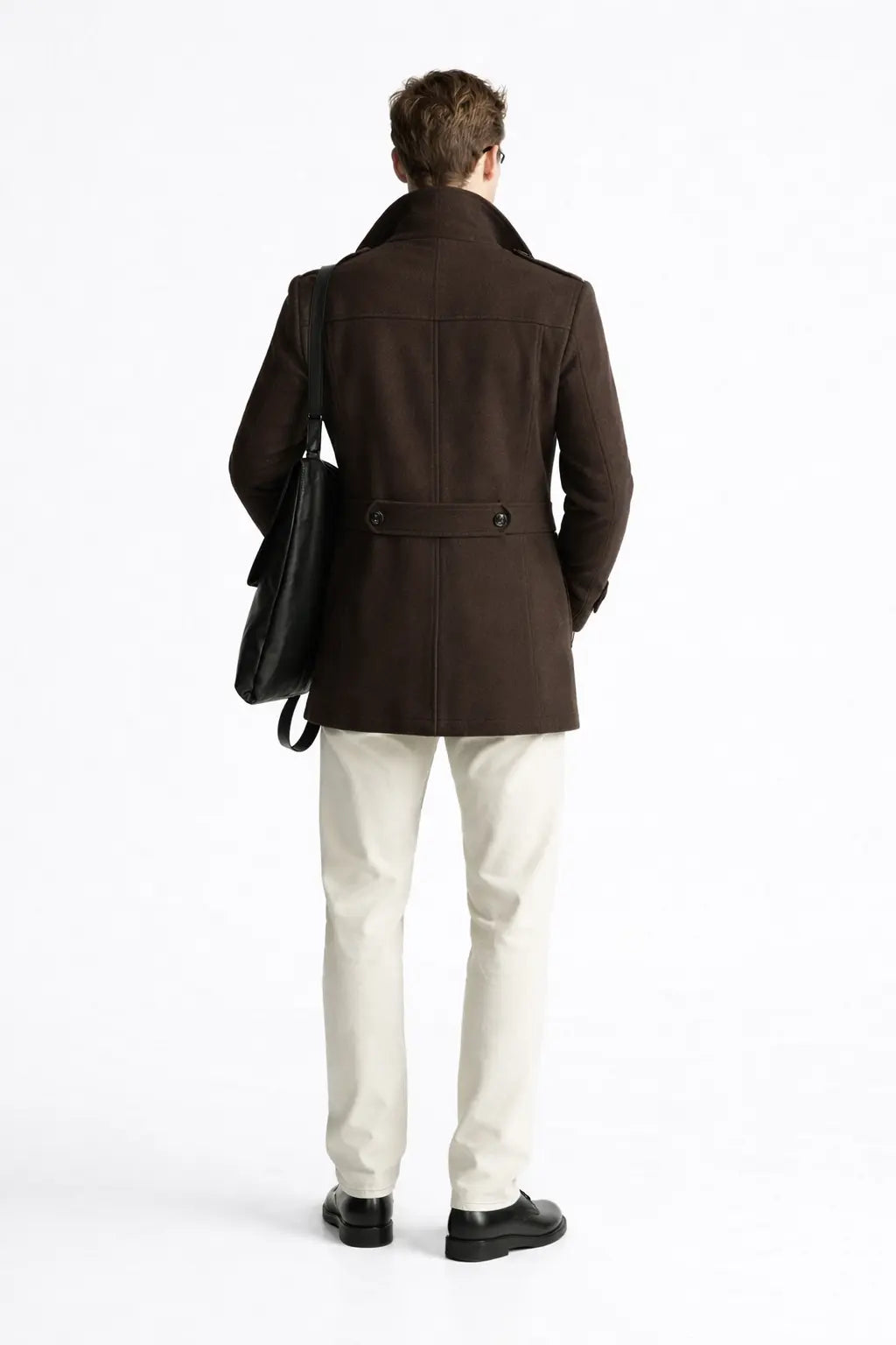 Back view of Fernache Warmer Coat