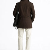 Back view of Fernache Warmer Coat