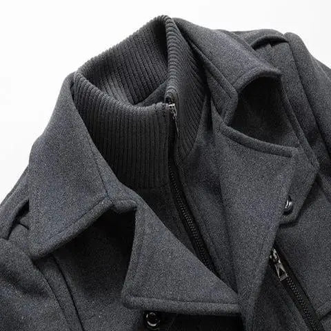 Open Fernache Warmer Coat showing the interior