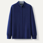 Flower Blue Fernache Wool & Cashmere Iman Jacket shown in a lifestyle setting