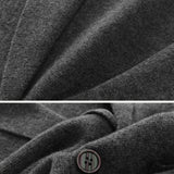 Close-up detail of Fernache x Classy Wool & Cashmere Knitted Cardigan