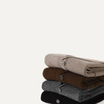 Fernache x Classy Wool & Cashmere Knitted Cardigan shown in a lifestyle setting, full length view